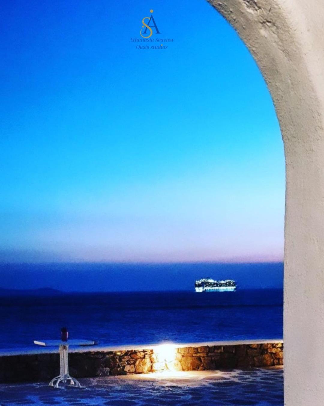 Mykonos Athanasia Seaview Oasis Studios By The Port Houlakia  外观 照片