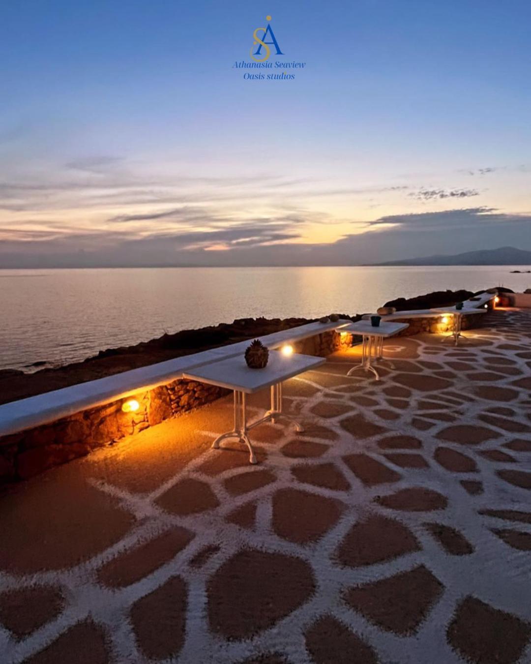 Mykonos Athanasia Seaview Oasis Studios By The Port Houlakia  外观 照片