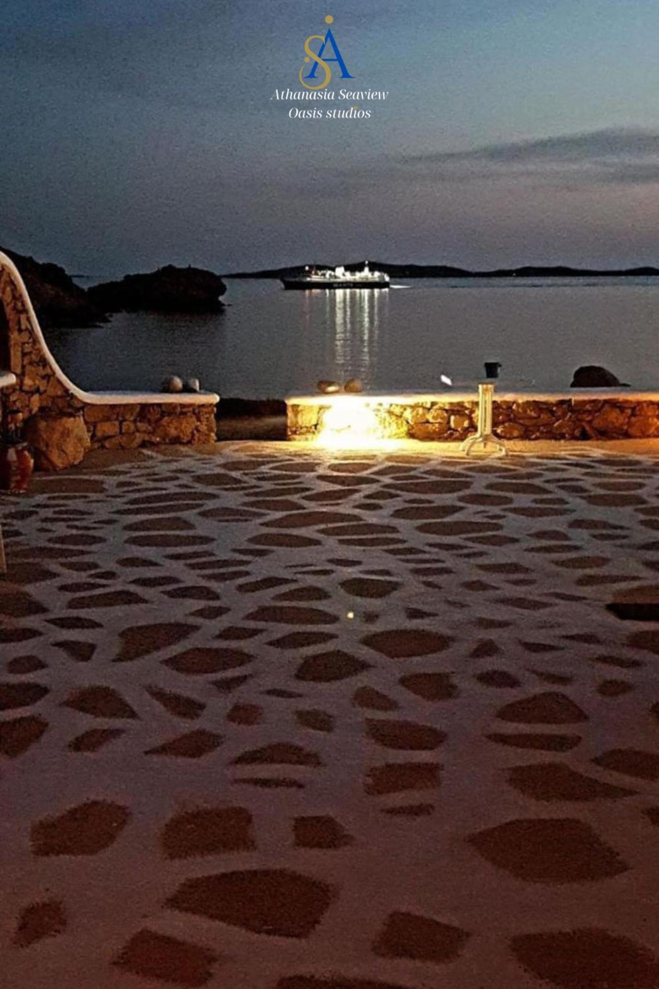 Mykonos Athanasia Seaview Oasis Studios By The Port Houlakia  外观 照片