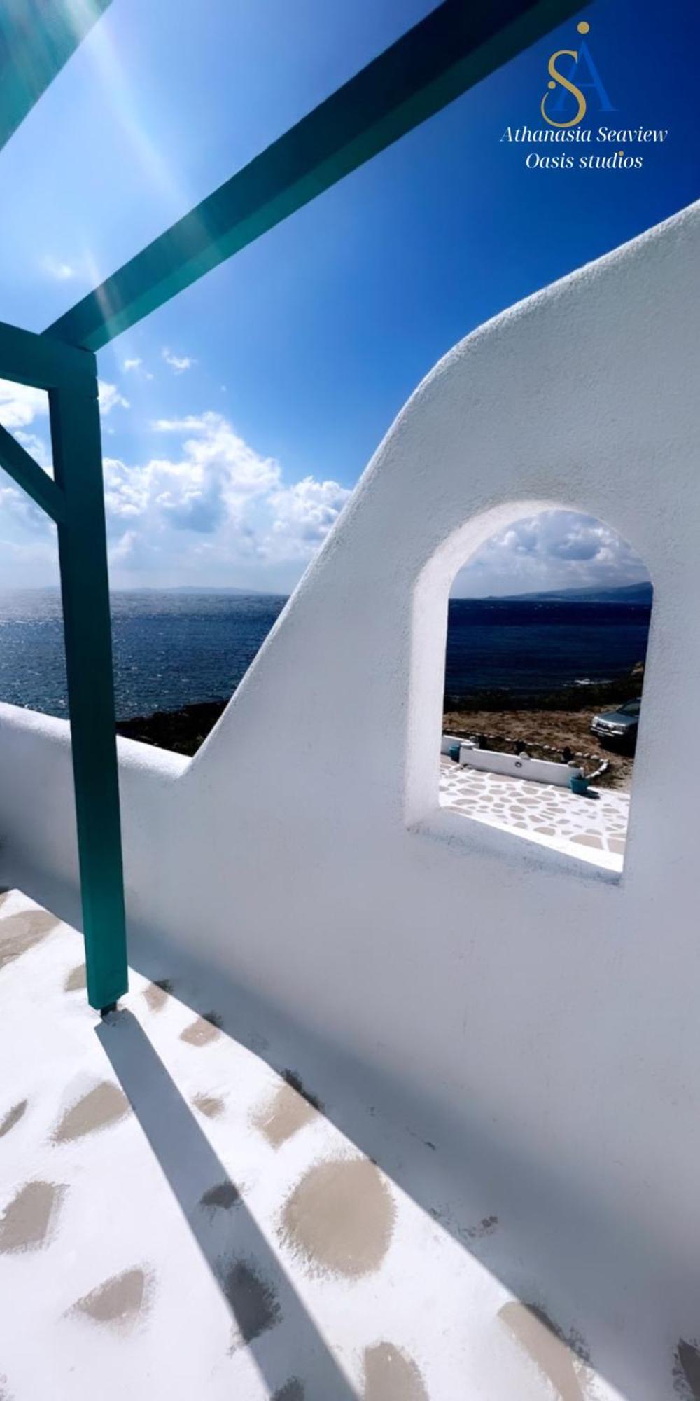Mykonos Athanasia Seaview Oasis Studios By The Port Houlakia  客房 照片