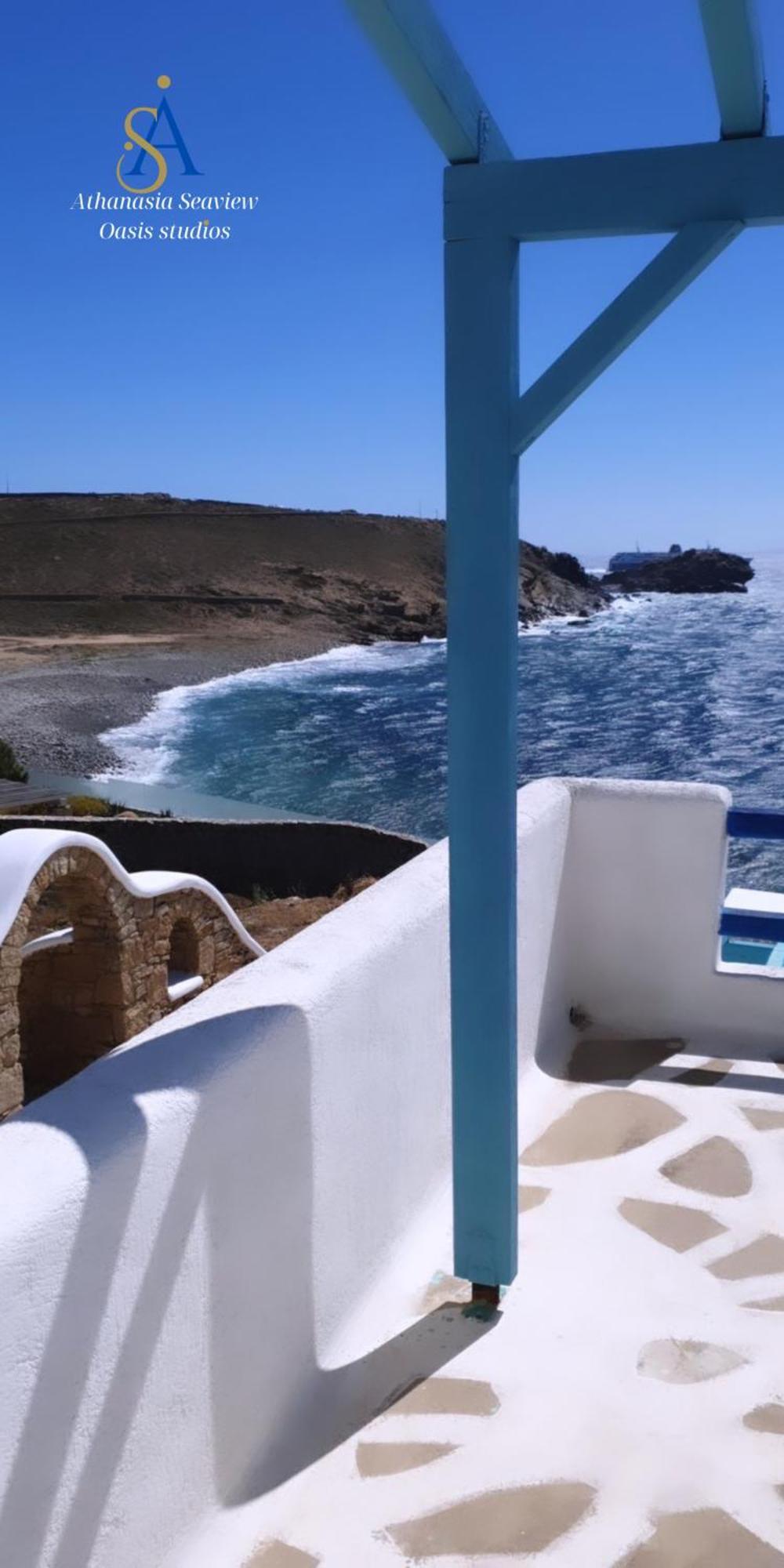 Mykonos Athanasia Seaview Oasis Studios By The Port Houlakia  客房 照片