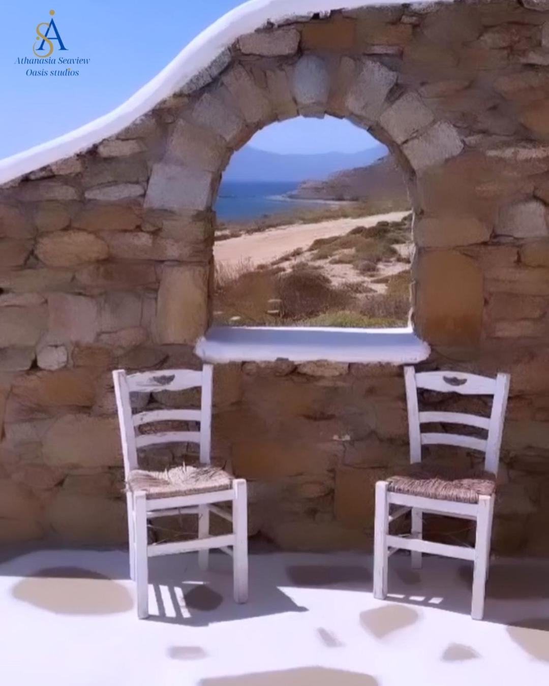 Mykonos Athanasia Seaview Oasis Studios By The Port Houlakia  外观 照片